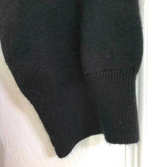 Larry Levine Black Cardigan 3/4 Sleeves Sz Small - Picture 5 of 14